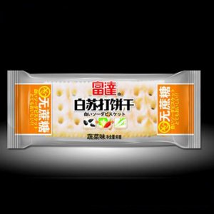 富达白苏打饼干蔬菜味无蔗糖