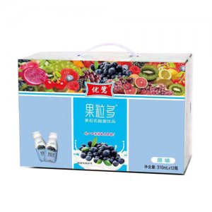 优鹭果粒多果粒乳酸菌饮品原味310mlx12瓶