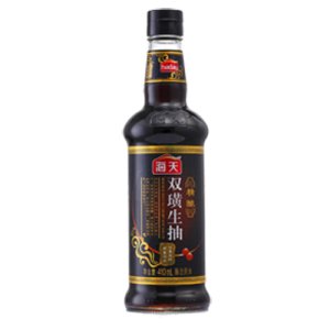 海天双璜生抽410ml