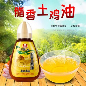安馨大厨脂香土鸡油调味油瓶装