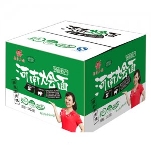京辉1x12碗郜府石锅系列非油炸型河南烩面（辣享羊肉味）绿