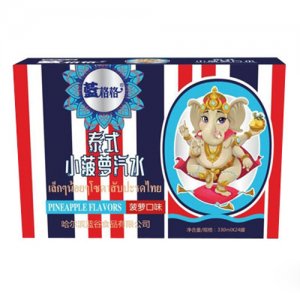 蓝格格泰式小菠萝汽水330mlX24