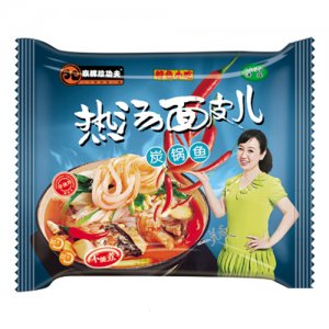 105g京辉珍功夫系列非油炸热汤面皮儿炭锅鱼（袋装）