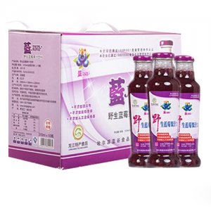 蓝格格野生蓝莓果汁手提