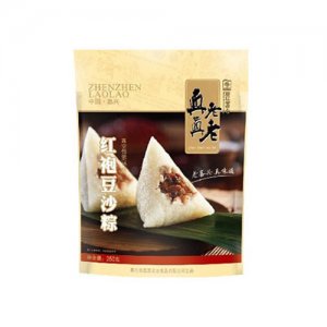 真真老老红袍豆沙粽