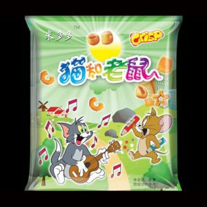 米多多猫和老鼠薯片