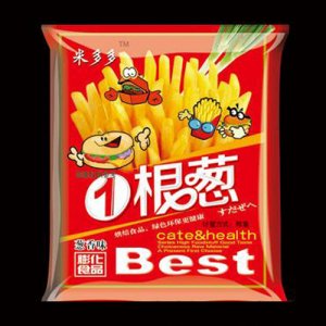 米多多一根葱膨化食品红袋装