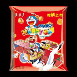 米多多哆啦A梦膨化食品红袋装
