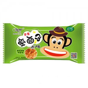 京辉非常爱面子点心面（香葱味）称重