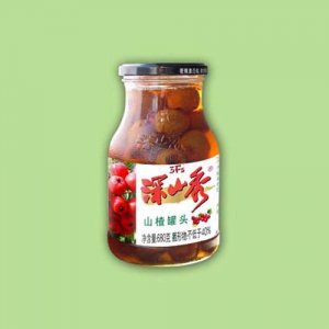深山秀680克山楂罐头