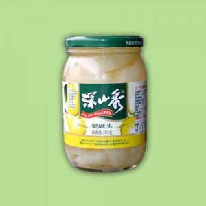 深山秀380克梨罐头