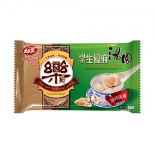 大家乐白糯学生食府380+20克加钙莲蓉花生馅汤圆