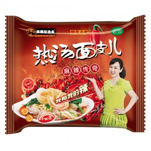 130g京辉珍功夫热汤面皮儿麻辣传奇