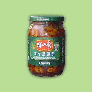 深山秀380克香辣滑子蘑罐头