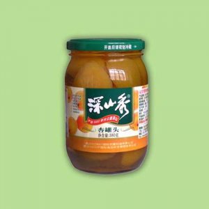 深山秀380克杏罐头