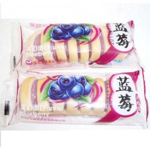 香焙尔蓝莓味开心丝夹心面包