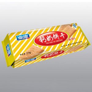 业康钙奶饼干黄色装