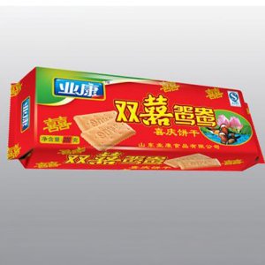 业康双喜鸳鸯喜庆饼干