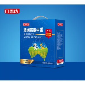口香传澳洲燕麦牛奶1X12竖提礼盒