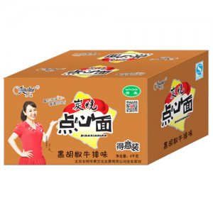 京辉炭烧点心面黑胡椒牛排味4kg