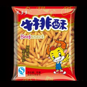 米多多牛排酥红袋装