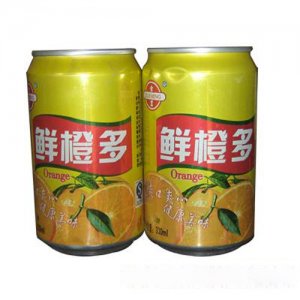 雪茗鲜橙多碳酸饮料