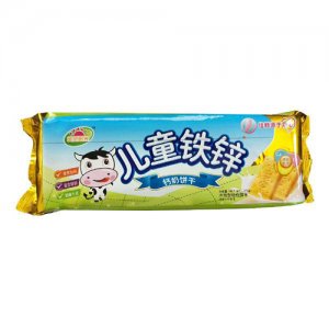 金色阳光儿童铁锌钙奶饼干270g