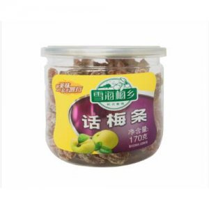 雪海梅乡话梅条瓶装