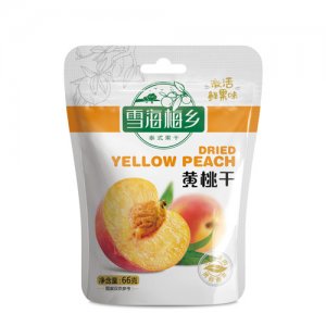 雪海梅乡黄桃干