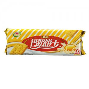 金色阳光精制钙奶饼干210g