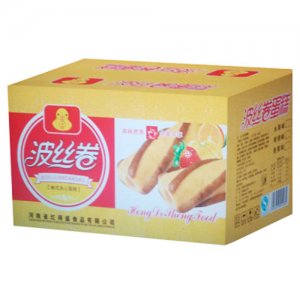 丰胜家人波丝卷蛋糕卷箱装