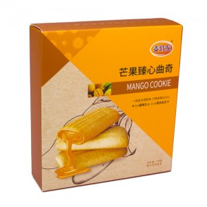 麦特龙芒果臻心曲奇饼干小盒装120g