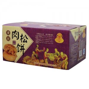 丰胜家人金丝肉松饼箱装紫箱