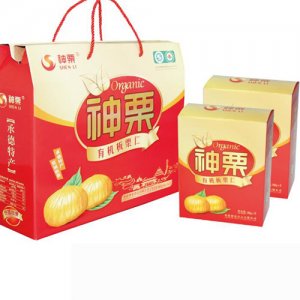 神栗有机板栗仁箱装