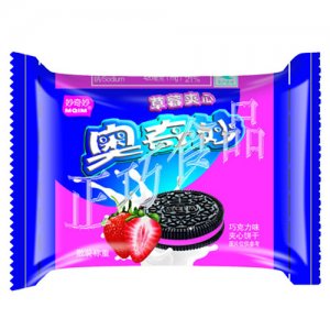 妙奇妙巧克力味草梅夹心饼干