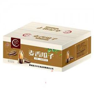 王中王麦香瓜子箱装
