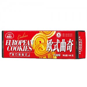 澳福记欧式曲奇牛油味100g