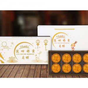 ikooki流心奶黄月饼礼盒装