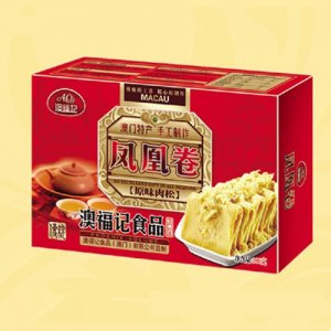 澳福记原味肉松凤凰卷盒装
