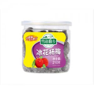 雪海梅乡冰花杨梅罐装