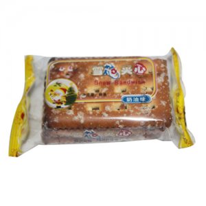金龙雪花夹心奶油味称重