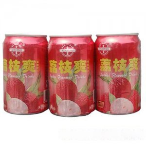 雪茗荔枝爽饮料罐装