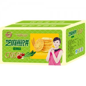 好亿多芝麻煎饼番茄味箱装