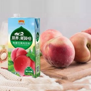 王老吉顶养果园桃复合果肉饮料盒