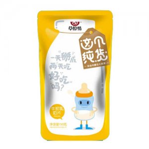 草原情这个纯货牛初乳奶片150g