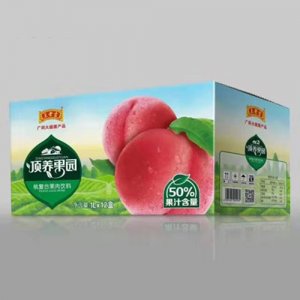 王老吉顶养果园桃复合果肉饮料1LX12