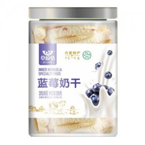 草原情罐装蓝莓奶干