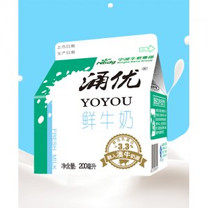 涌优200ml 涌优鲜牛奶