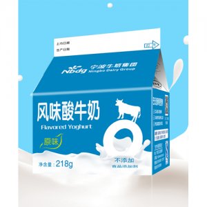 涌优218g 原味风味酸牛奶
