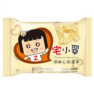 宅小翠原味心形麦果黄色包装